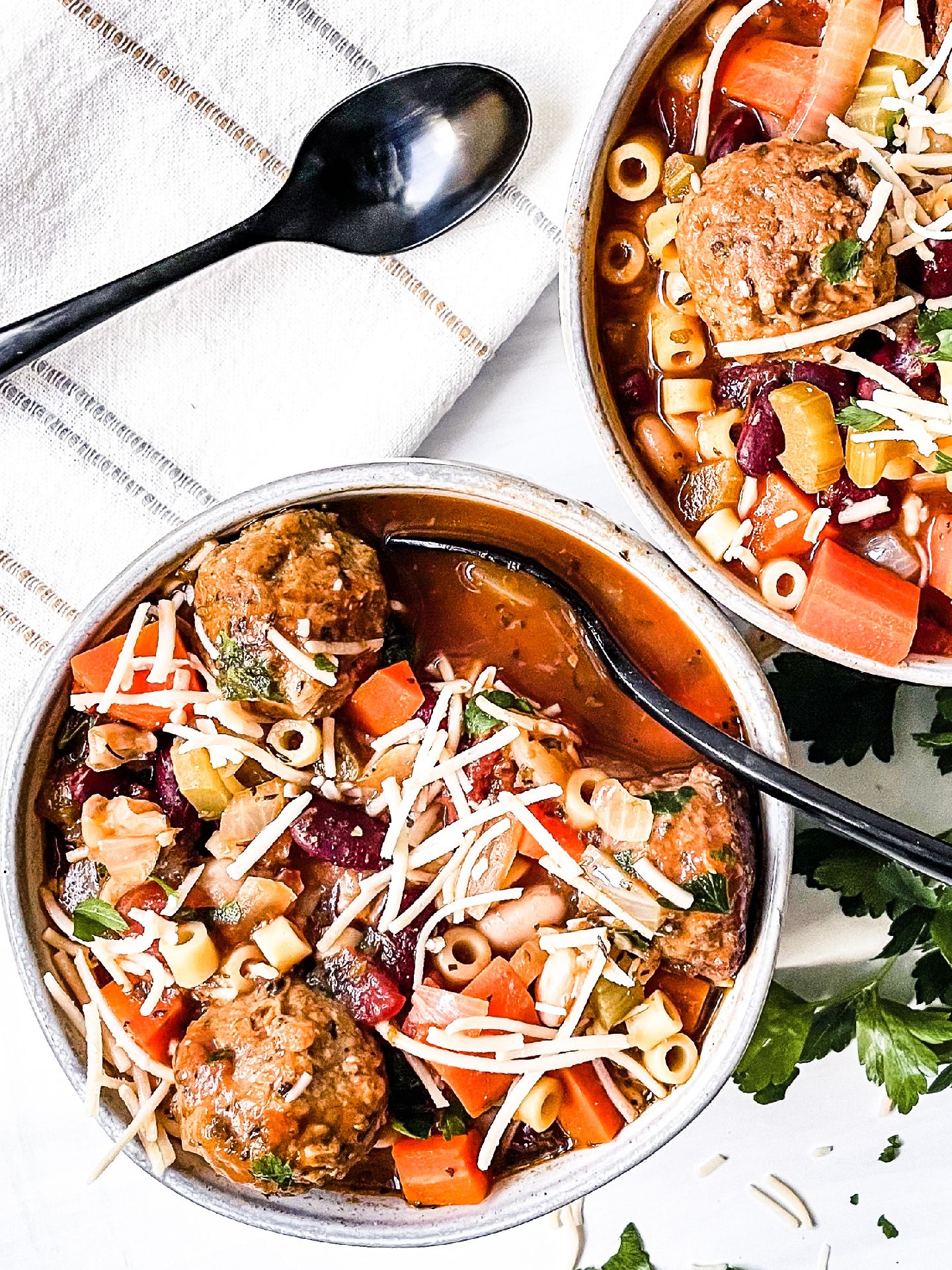 Cooksy Meatball Pasta e Fagioli PlantBased